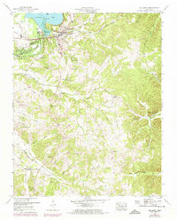preview thumbnail of historical topo map of Big Sandy, TN in 1950