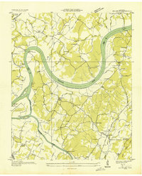 Download a high-resolution, GPS-compatible USGS topo map for Big Spring, TN (1935 edition)