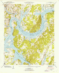 Download a high-resolution, GPS-compatible USGS topo map for Big Spring, TN (1942 edition)