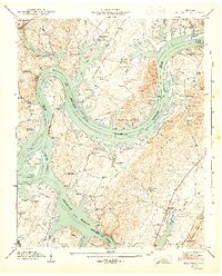 Download a high-resolution, GPS-compatible USGS topo map for Big Spring, TN (1946 edition)