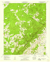 Download a high-resolution, GPS-compatible USGS topo map for Billingsley Gap, TN (1958 edition)