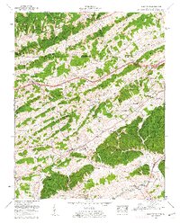 Download a high-resolution, GPS-compatible USGS topo map for Blountville, TN (1962 edition)