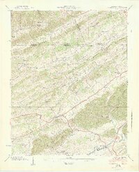 1939 Map of Blountville