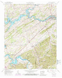 Download a high-resolution, GPS-compatible USGS topo map for Bluff City, TN (1988 edition)