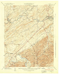 Download a high-resolution, GPS-compatible USGS topo map for Bluff City, TN (1940 edition)
