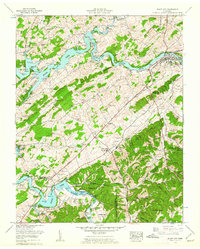 Download a high-resolution, GPS-compatible USGS topo map for Bluff City, TN (1962 edition)