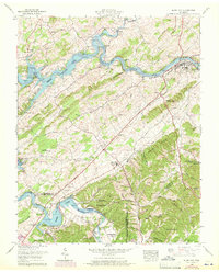 Download a high-resolution, GPS-compatible USGS topo map for Bluff City, TN (1971 edition)