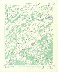 1935 Map of Bluff City
