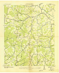 1936 Map of Bodenham