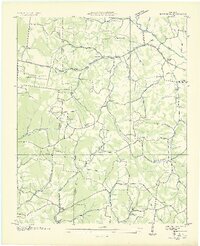 1936 Map of Bodenham