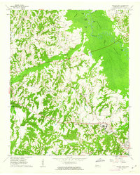 1961 Map of Bolivar West, 1963 Print