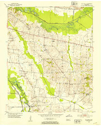1952 Map of Bonicord, 1953 Print