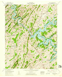 Download a high-resolution, GPS-compatible USGS topo map for Boone Dam, TN (1960 edition)