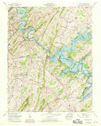 Download a high-resolution, GPS-compatible USGS topo map for Boone Dam, TN (1971 edition)