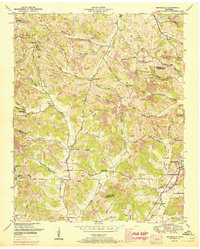 Download a high-resolution, GPS-compatible USGS topo map for Booneville, TN (1967 edition)