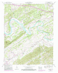 Download a high-resolution, GPS-compatible USGS topo map for Boyds Creek, TN (1987 edition)