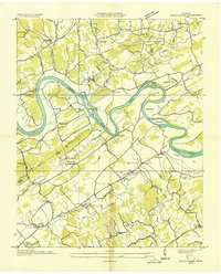 Download a high-resolution, GPS-compatible USGS topo map for Boyds Creek, TN (1935 edition)