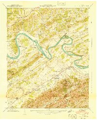 Download a high-resolution, GPS-compatible USGS topo map for Boyds Creek, TN (1940 edition)