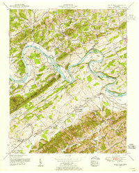 Download a high-resolution, GPS-compatible USGS topo map for Boyds Creek, TN (1955 edition)