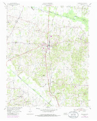 Download a high-resolution, GPS-compatible USGS topo map for Bradford, TN (1985 edition)