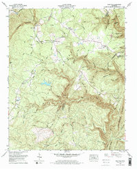preview thumbnail of historical topo map of Bledsoe County, TN in 1972
