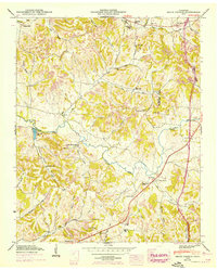preview thumbnail of historical topo map of Giles County, TN in 1949