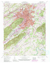 Download a high-resolution, GPS-compatible USGS topo map for Bristol, TN (1992 edition)