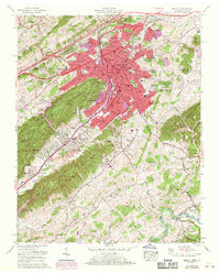 preview thumbnail of historical topo map of Bristol, TN in 1959