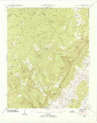 1946 Map of Brockdell, 1963 Print