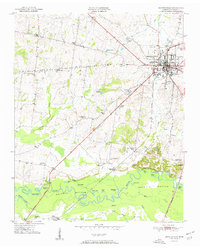 Download a high-resolution, GPS-compatible USGS topo map for Brownsville, TN (1951 edition)