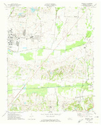 Download a high-resolution, GPS-compatible USGS topo map for Brunswick, TN (1974 edition)