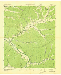1936 Map of Bucksnort