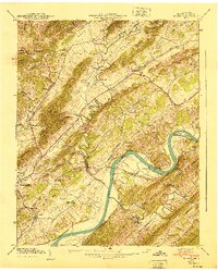 Download a high-resolution, GPS-compatible USGS topo map for Burem, TN (1940 edition)