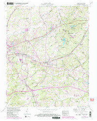 Download a high-resolution, GPS-compatible USGS topo map for Burns, TN (1987 edition)