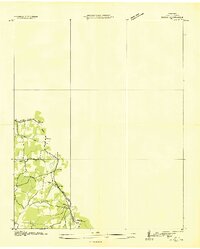 1936 Map of Burns, TN