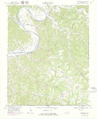 1968 Map of Burristown, 1979 Print
