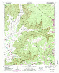 Download a high-resolution, GPS-compatible USGS topo map for Burrow Cove, TN (1983 edition)
