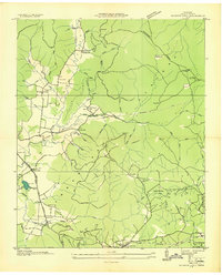 Download a high-resolution, GPS-compatible USGS topo map for Burrow Cove, TN (1936 edition)