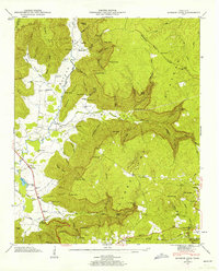 Download a high-resolution, GPS-compatible USGS topo map for Burrow Cove, TN (1962 edition)