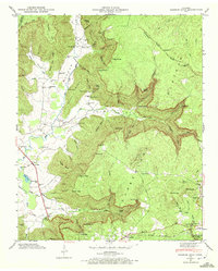 Download a high-resolution, GPS-compatible USGS topo map for Burrow Cove, TN (1972 edition)