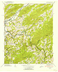 Download a high-resolution, GPS-compatible USGS topo map for Butler, TN (1954 edition)