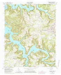 1962 Map of Byrdstown, TN, 1979 Print