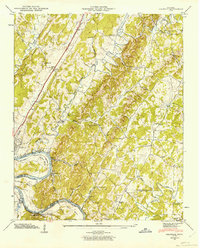 Download a high-resolution, GPS-compatible USGS topo map for Calhoun, TN (1963 edition)