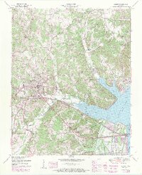 1950 Map of Camden, 1971 Print