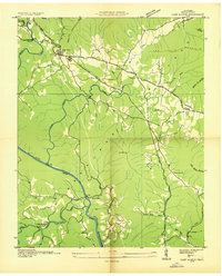 1935 Map of Wartburg, TN