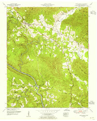 1952 Map of Wartburg, TN, 1956 Print