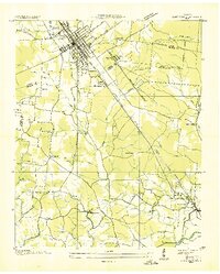 Download a high-resolution, GPS-compatible USGS topo map for Camp Peay, TN (1936 edition)