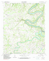 Download a high-resolution, GPS-compatible USGS topo map for Campaign, TN (1988 edition)