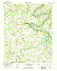 Download a high-resolution, GPS-compatible USGS topo map for Campaign, TN (1969 edition)