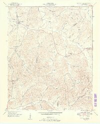 1951 Map of Campbells Station